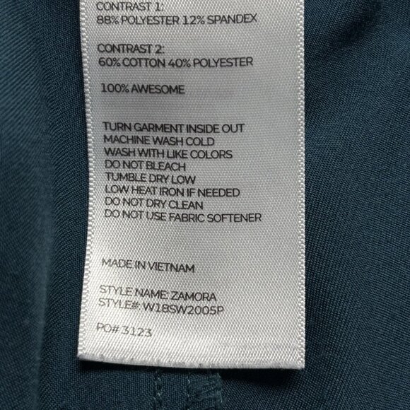 FIGS Women Zamora Scrub Pants Teal Size XL Jogger Nurse Medical Hospital 39-1 - Picture 7 of 11